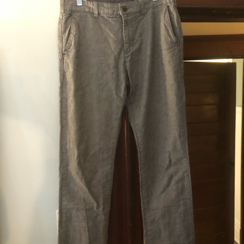 Bullhead Men's Gray Straight-Leg Chinos